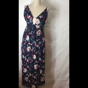Yoomito long floral maxi dress size medium